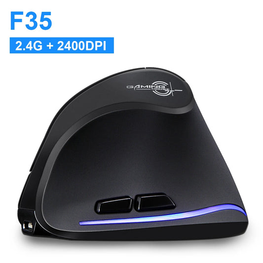 2.4G Ergonomic Mouse Vertical Wireless Mouse Rechargeable Gaming Mice for PC Laptop Macos Office F35C/F35B/F35 버티컬 마