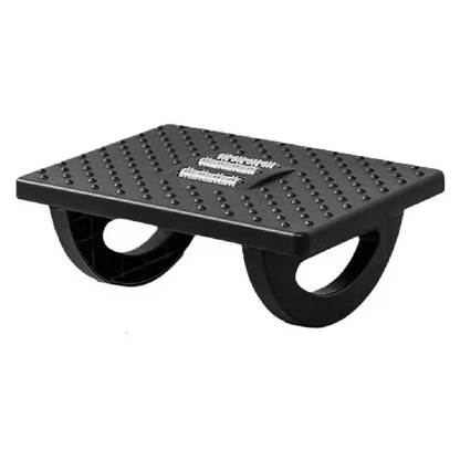 Ergonomic Rocking Foot Rest with Roller Massager for under Desk Use to Promote Leg Circulation and Comfort